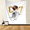 Cr7 Pattern Tapestry Wall Hanging Boho Aesthetic Wall Blanket For Bedroom Living Room Dorm Home Wall Decor 101597