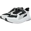 PUMA Trinity 2 Fabric Slip Resistant Slip Resistant Low top Kids' Skateboarding Shoes Black Gray Teenagers 405114-07