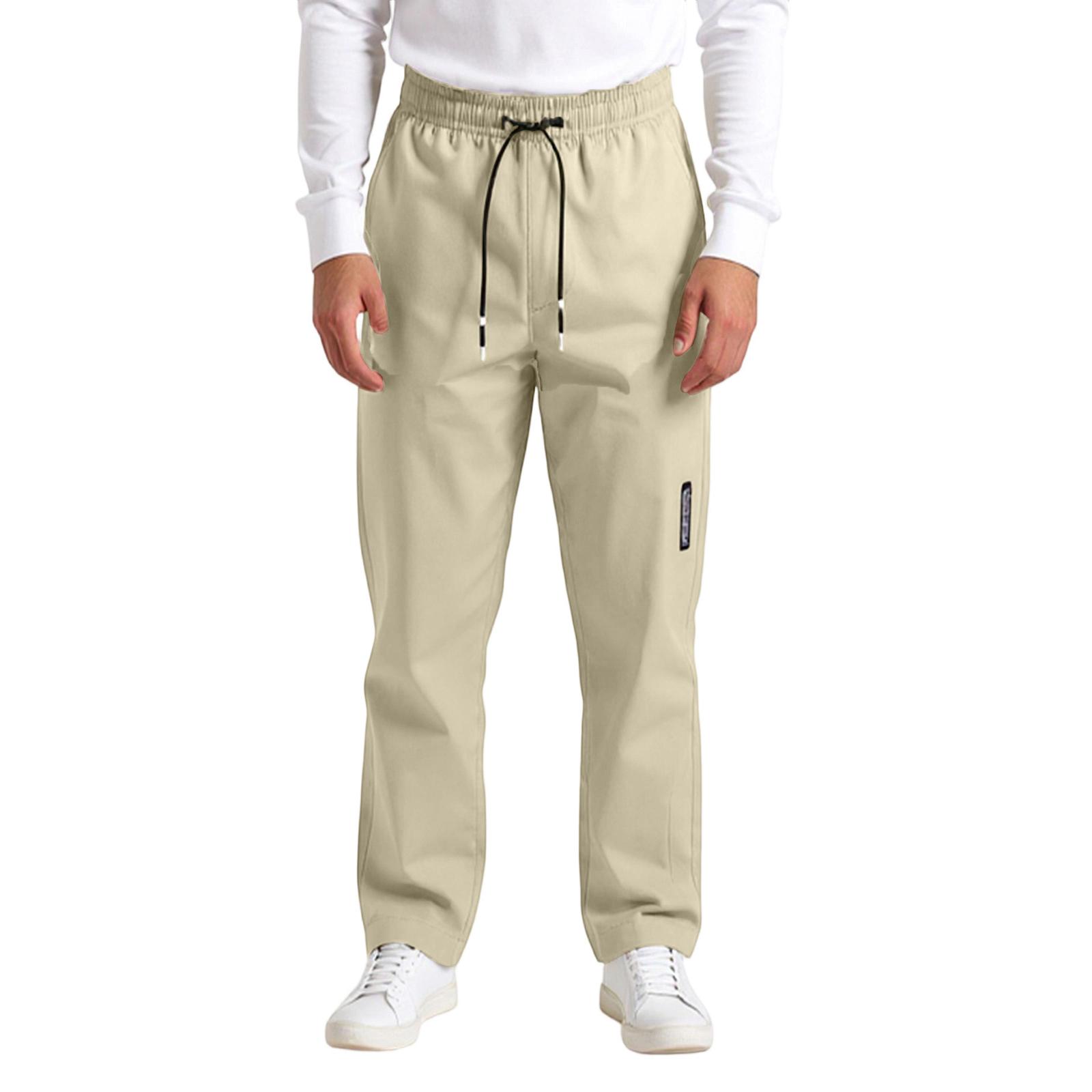 

Men s Outdoor Leisure Loose Big Size Sports Trousers Adding Fleece M