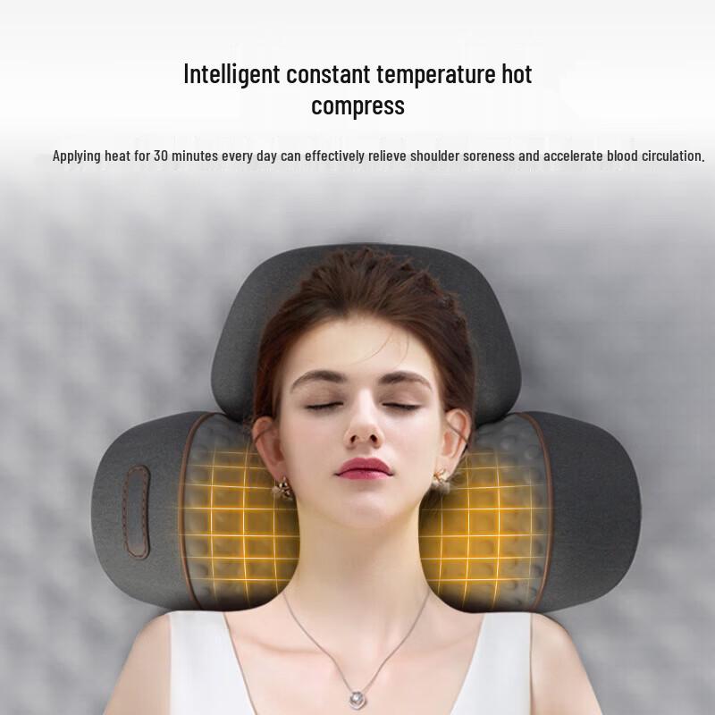 LST Cervical Heating and Massage Pillow CN Plug (adapter Included)