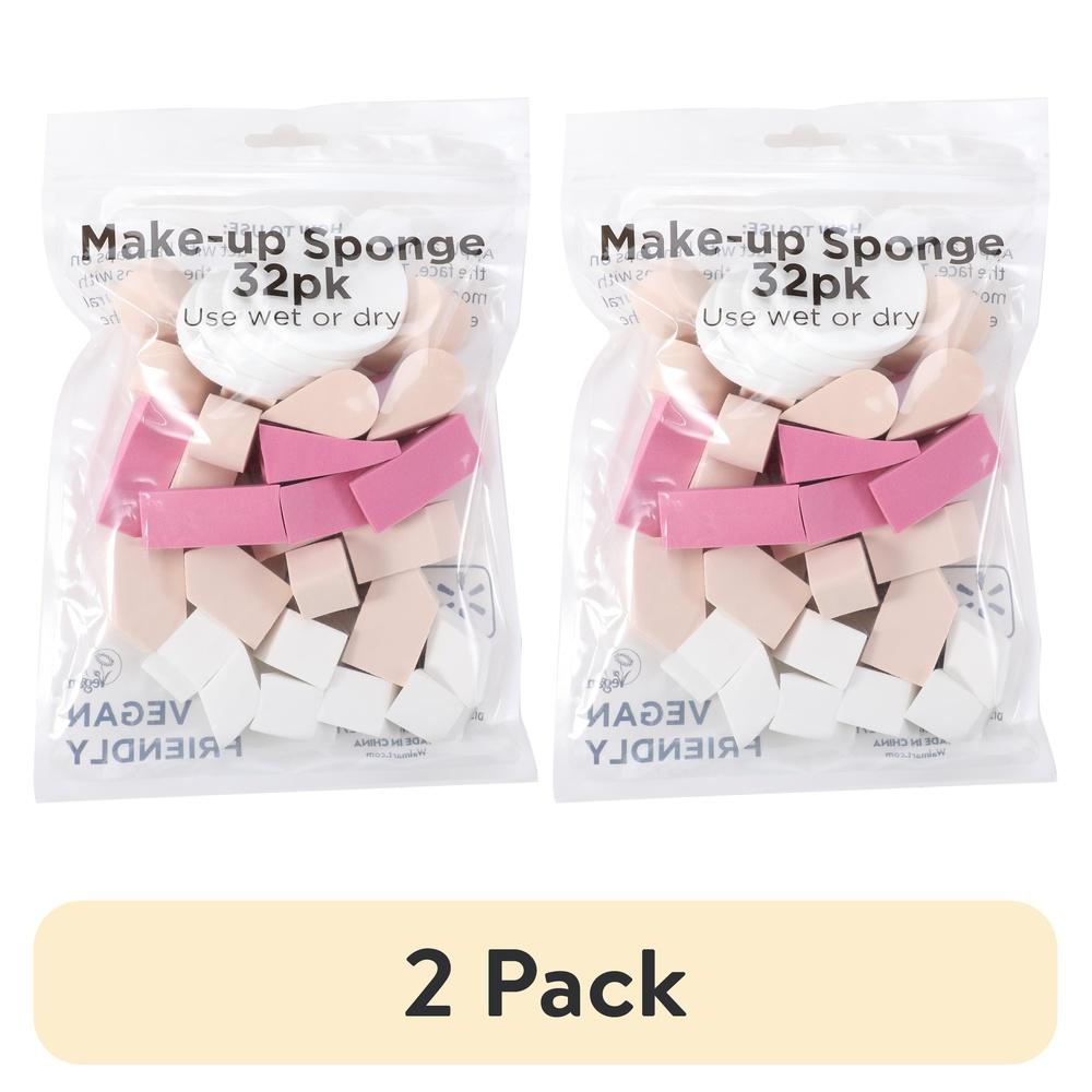 

32 Pack Assorted Makeup Sponges Latex Free Reusable Wet Dry Cosmetic Applicators Liquid Foundation Concealer Powder United States