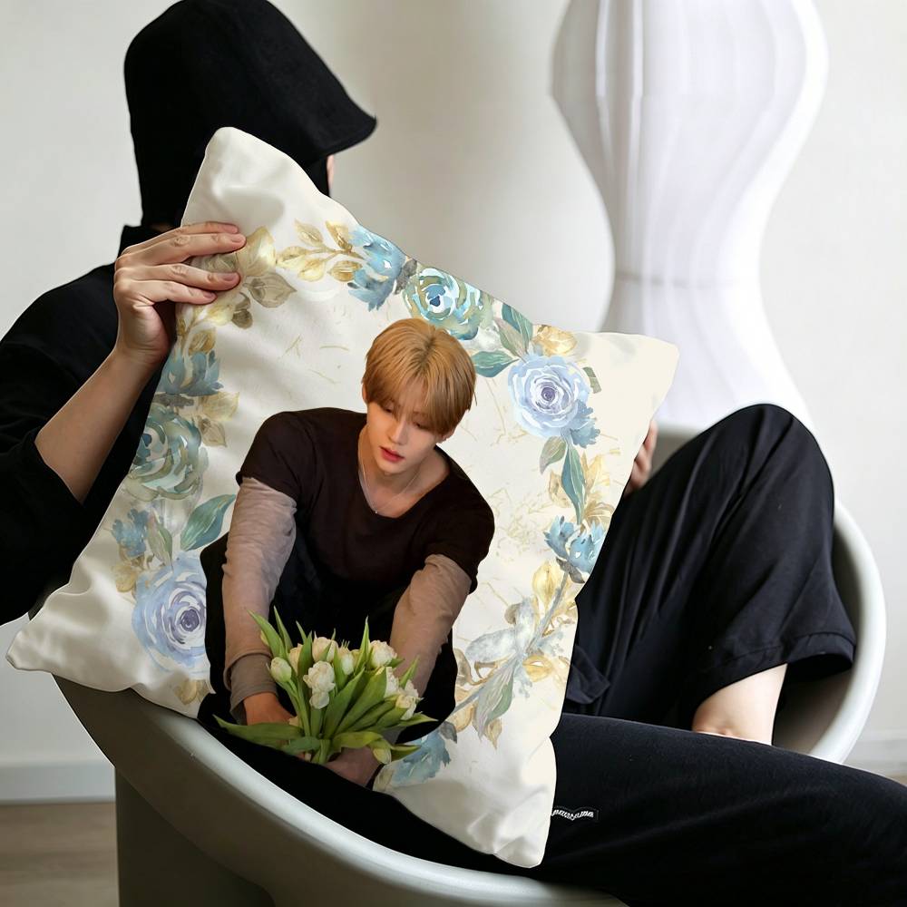 popular Kpop Group A-ALD1 singer Pillow Anime Pillow Sofa Bed Head Pillow Cover Cushion Cover 45x45 cm Fashion