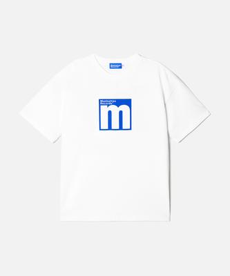 Maenhatanlekojeu Manhattan Records M Logo T-Shirt - White
