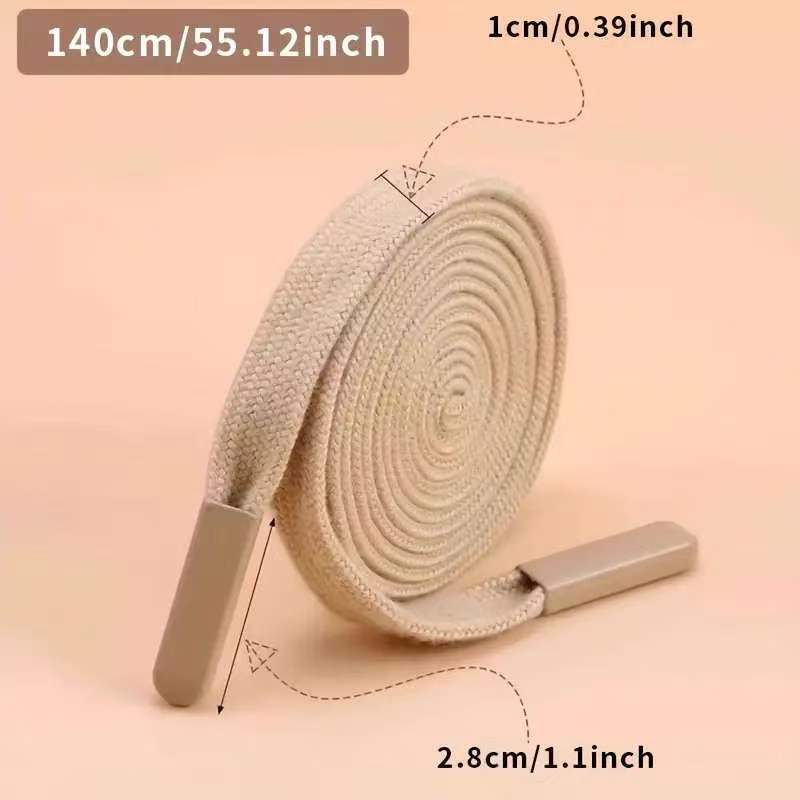 Corda Intrecciata Piatta da 140cm Sostituzione Cordino per Pantaloni della Tuta e Felpa Fai da Te Forniture per Cucito di Abbigliamento