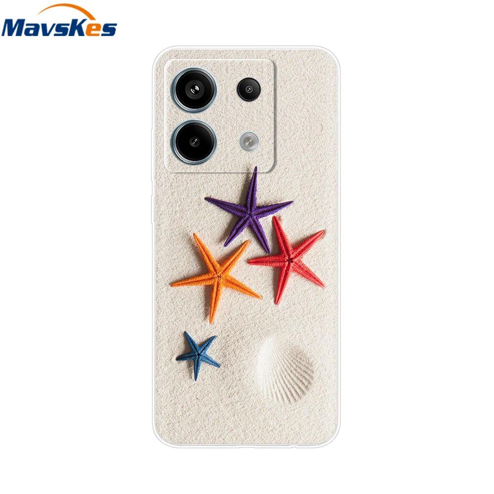 Etui do Xiaomi Redmi Note 13 Pro 5G Urocze Serduszko Miłości Silikonowe Miękkie Pokrowiec na Telefon Dla Redmi Note 13 5G Coque Etui Redmi Note13 Przezroczyste