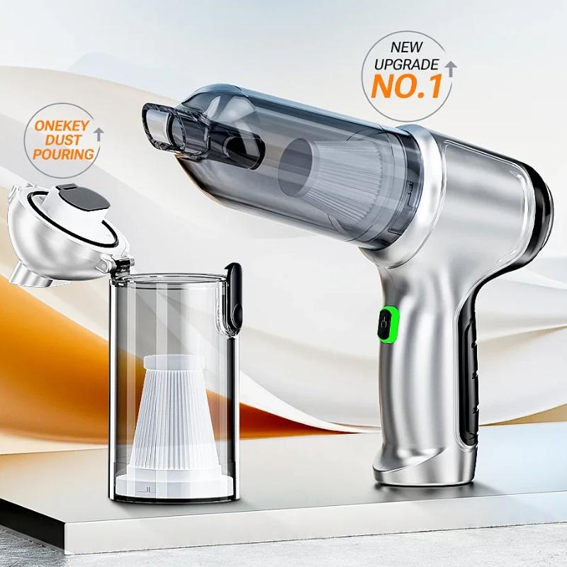 Car Vacuum CIeaner 638000Pa Wireless Brushless Mini Handheld Cleaning Machine Powerful Portable Blower Vacuum Cleaner for Car Home