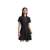 FILA Golf Series Sports Sun Protection Comfortable Versatile Short Sleeve Dress Women Dresses A11W535302F-BK