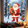Christmas Static Glass Sticker Santa Claus Christmas Tree Rental House Window