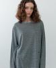 Baniswimeonteu Summer Stripe Tee_Melange Gray