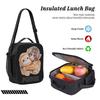 Punch The Monkey Holding Plush Toy Kids Backpack Lunch Box Pencil Boxes for Boys Girls Backpacks Cute School bag Bookbag Set