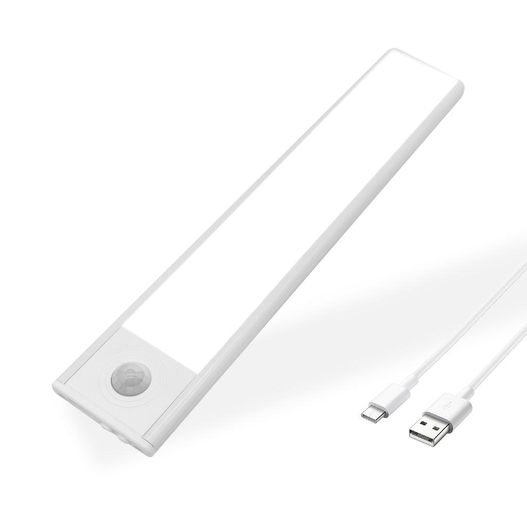 Ambient Light Human Body Sensor Light People Come To Light Led Rechargeable Long Cabinet Wardrobe Stairs Induction Night Light