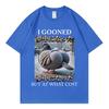 I Gooned But At What Cost Funny Pigeon Meme T Shirt Harajuku Japanese Style Tshirt Unisex Women Casual Fashion Oversized Tshirts