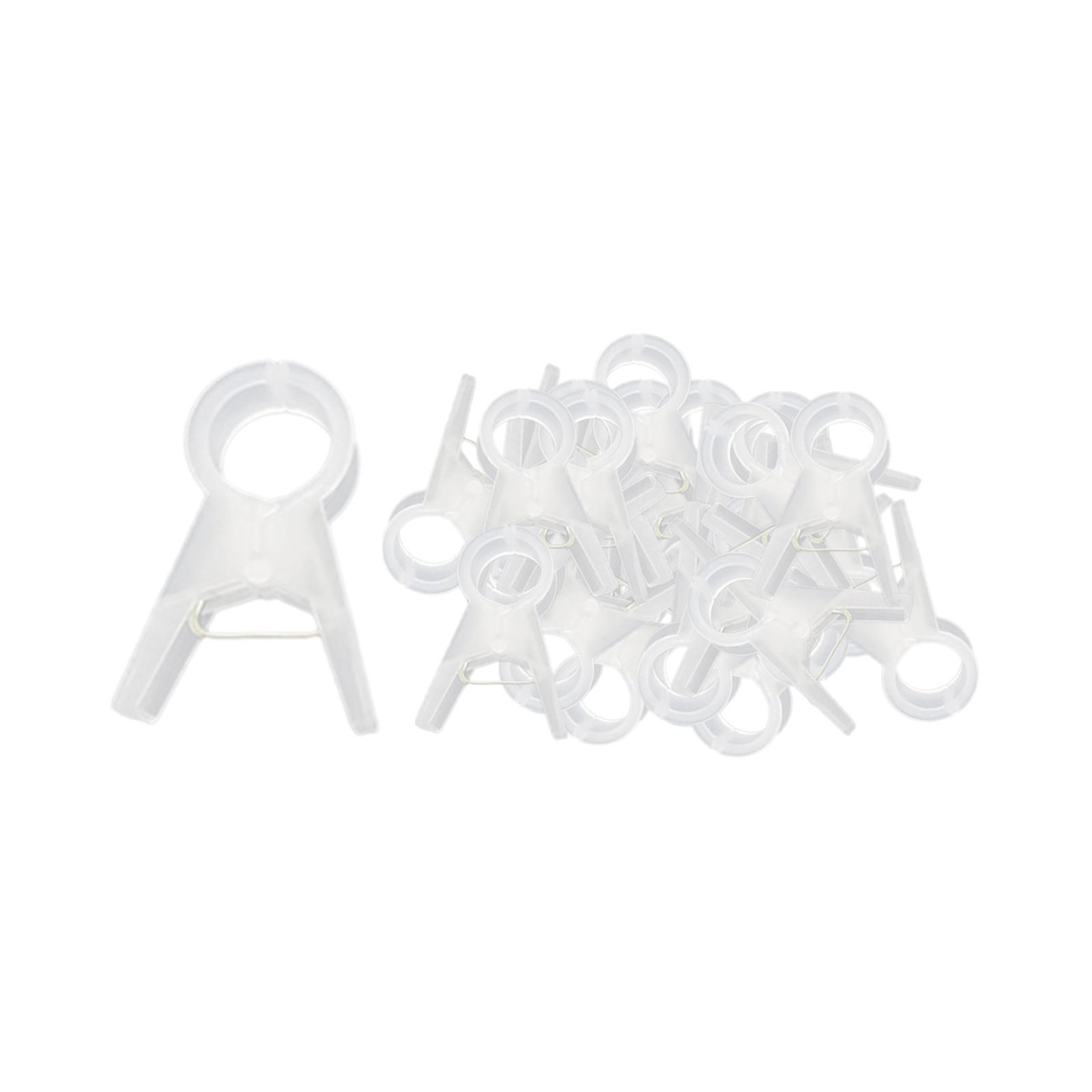 

100x Plant Clips Reusable Vegetables Grow Upright Portable Cucumber Grape Vine Support Flower Vine Clips for Orchid Greenhouse