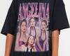 ANGELINA JOLIE Shirt, Angelina Jolie Homage Tshirt, Angelina Jolie Brad Pitt, American Actress Angelina Jolie Shirt, Jolie Film Tee Shirt