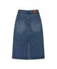 COVERNAT WOMAN Denim Long Skirt Blue