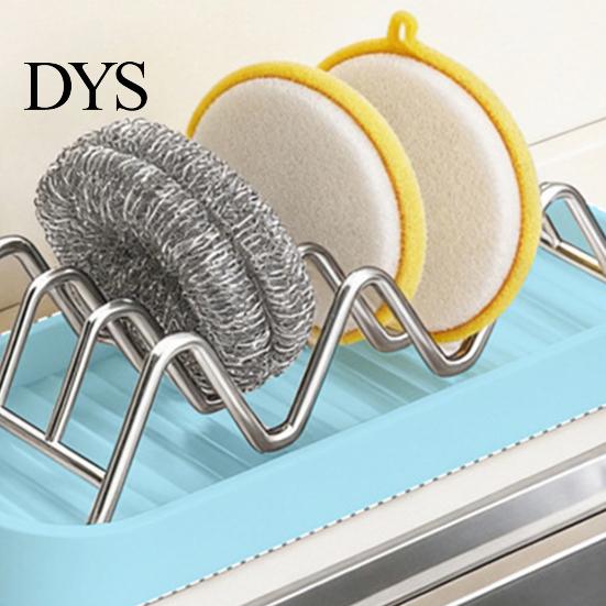 Bathroom Storage Accessories 3-Compartment Soap Rack, Stainless Steel Holder with Removable Case Water Tray Tray, Hollow Tilt Design Organizer