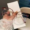 The frame of the new TR metal anti-blue glasses can be equipped with myopia presbyopia photosensitive color-changing gray sunglasses.