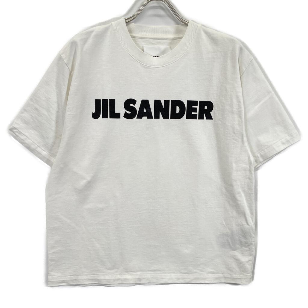 JIL SANDER J02GC0001 White Front Logo T-shirt tops L whiteUsed