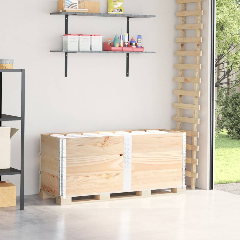 Pallet Frame Kit 3 pcs 150 x 50 cm Solid Pine Wood