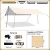 Outdoor Footprint Portable Sunshade Rain Tarp