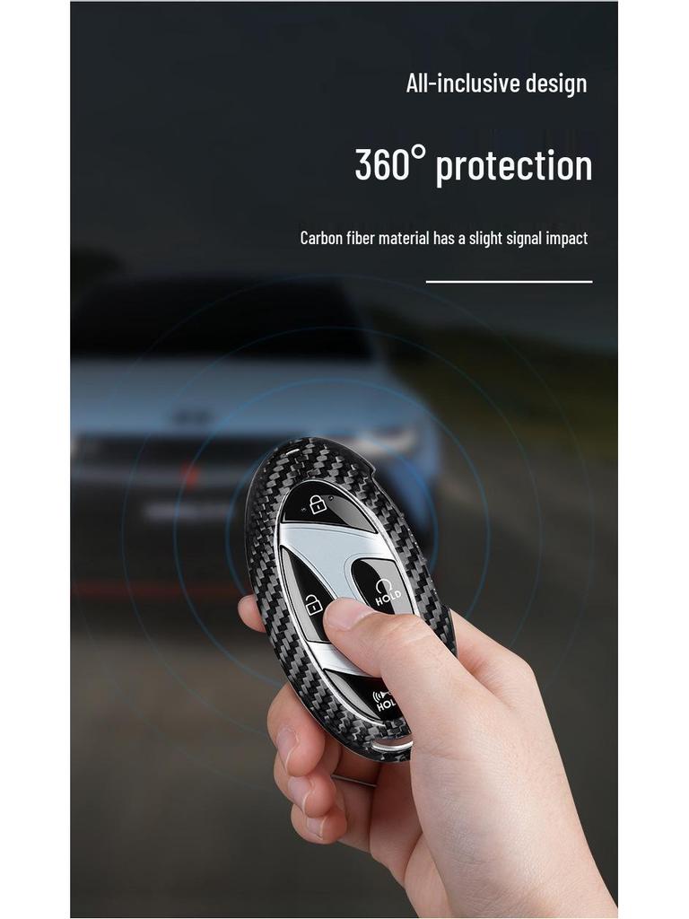 T-Carbon Kryt klíče z uhlíkových vláken pro Hyundai Elantra, Sonata, Tucson