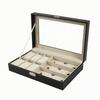 Watch Box with Transparent Lid Supportive Organizer Stylish for Dresser