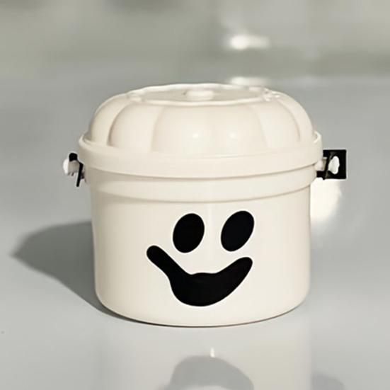 3/7Pcs Mini Pumpkin Bucket Striking Nostalgic Design Weird Atmosphere Spooky Mini Pumpkin Bucket Ornament