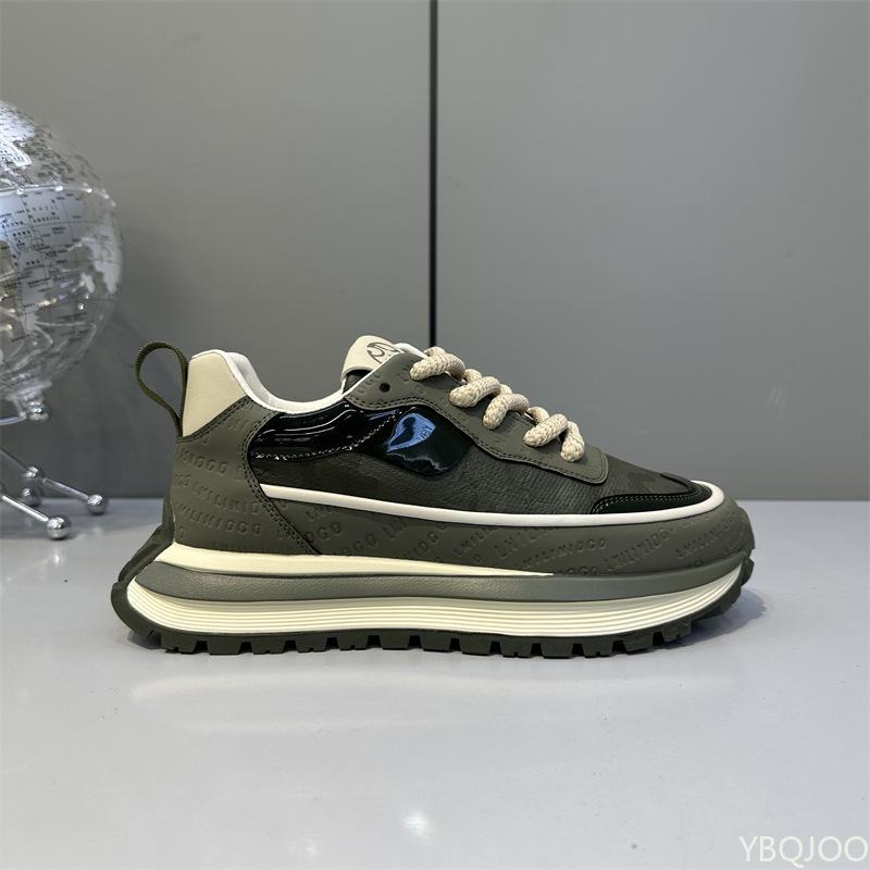 Versatile breathable lightweight casual men's shoes autumn thick soled wear-resistant sports soft soled running men's shoes