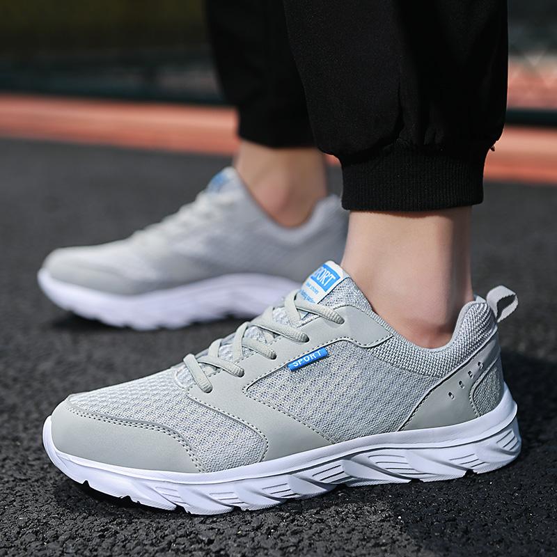 Универсальная модная однотонная спортивная обувь для мужчин — фото 4