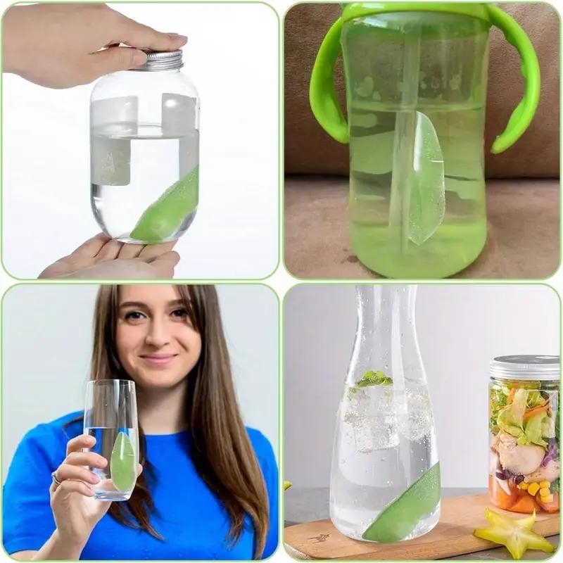 5/3/1PCS Reusable Edamame Cleaning Sponge Brush Pea Brush Scrub Cup Artifact Cleaning Sponge Wipe Bottle