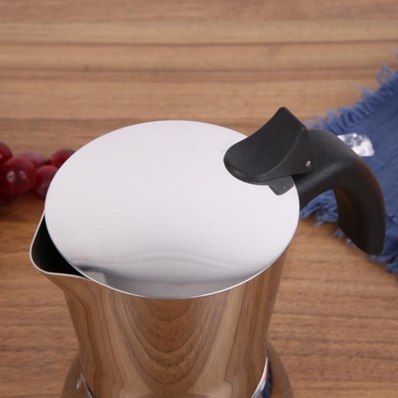 Italian Style Espressos Coffee Maker Stovetop Coffee Pots With Heat Resistant Handle For Perfect Brewing