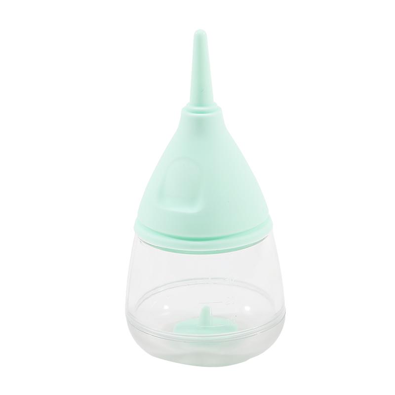 

Бутылочка для кормления кошек из ПЭТ-бутылки для новорожденных котят, щенков, инструменты для кормления мелких домашних животных, бутылочка для молока для домашних животных, бутылочка-соска для домашних животных синий