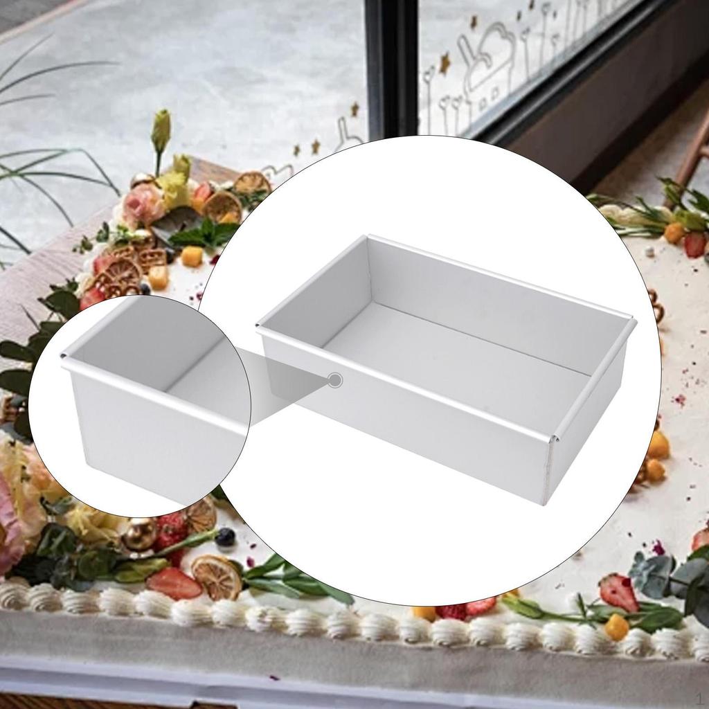 Kuchenform Backform Antihaft Rechteckig Brownie Backwerkzeug Blech für Kekse