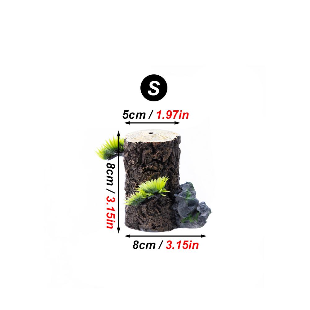 

1pc Random Simulation Driftwood Tree Stump Rainforest Landscape Aquarium Ornaments for Fish Tank Aquarium Hideaway & Decoration