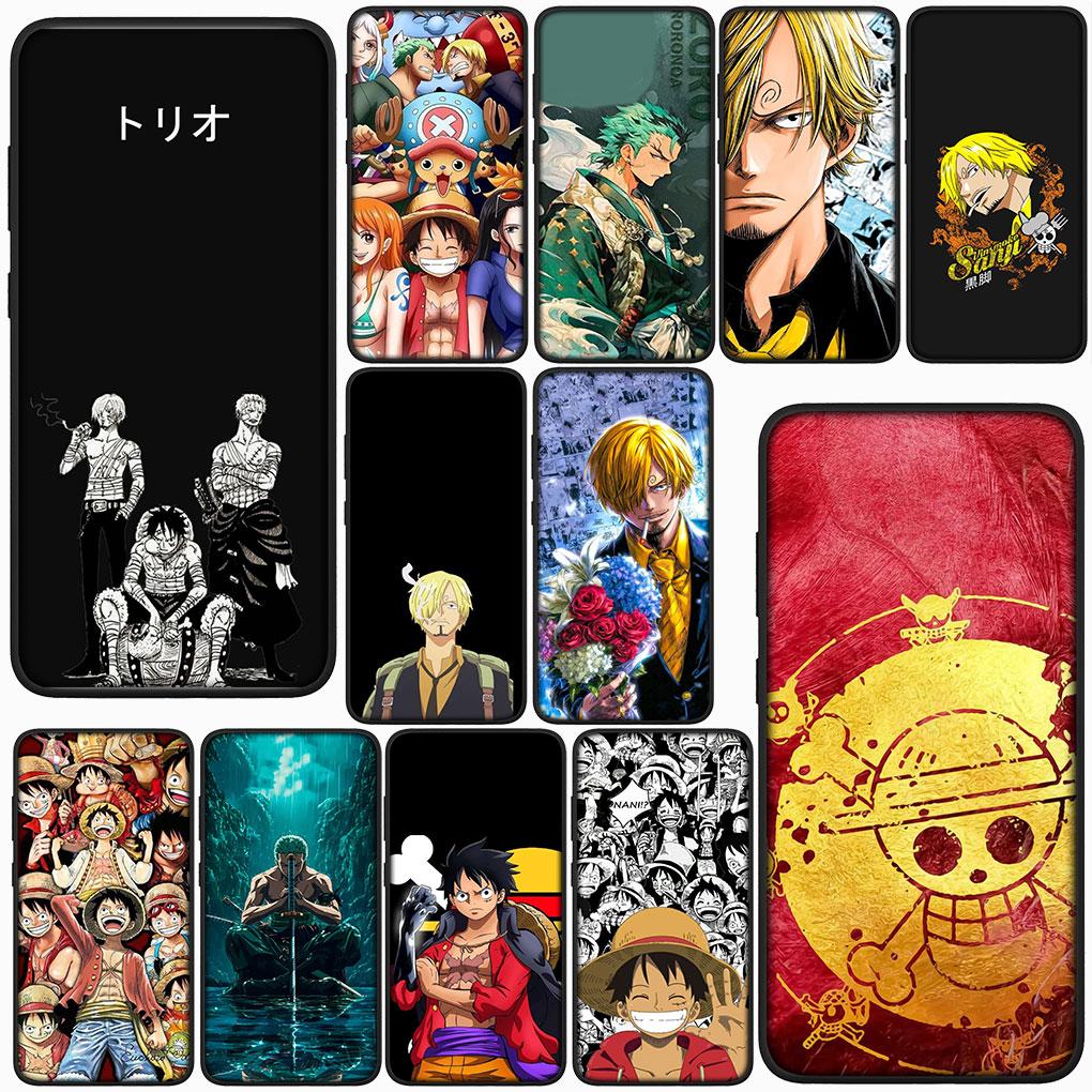 Cover for Samsung Galaxy S22 S21 S20 Fe Ultra S9 Plus + A13 A22 M21 M31 M55 M15 Phone Case Roronoa Zoro Luffy One Pieces Sanji
