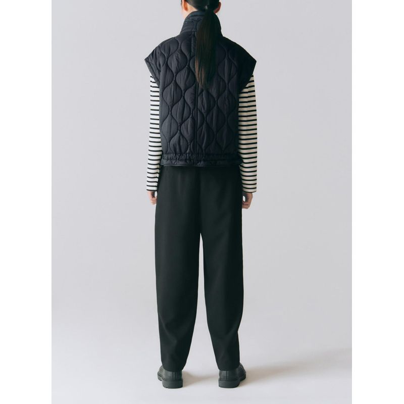 Spring New Arrival Stand Collar Vest Loose Quilted Pocket Sleeveless Cotton-Padded Jacket Vest 2969049 2969060