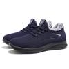 Men Autumn Knit Mesh Slip On Shoes, Breathable Soft Sole Casual Lazy Sneakers