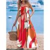 2025 New Summer Simple and Stylish Sling Tube Top Print Women's clothing dress Women