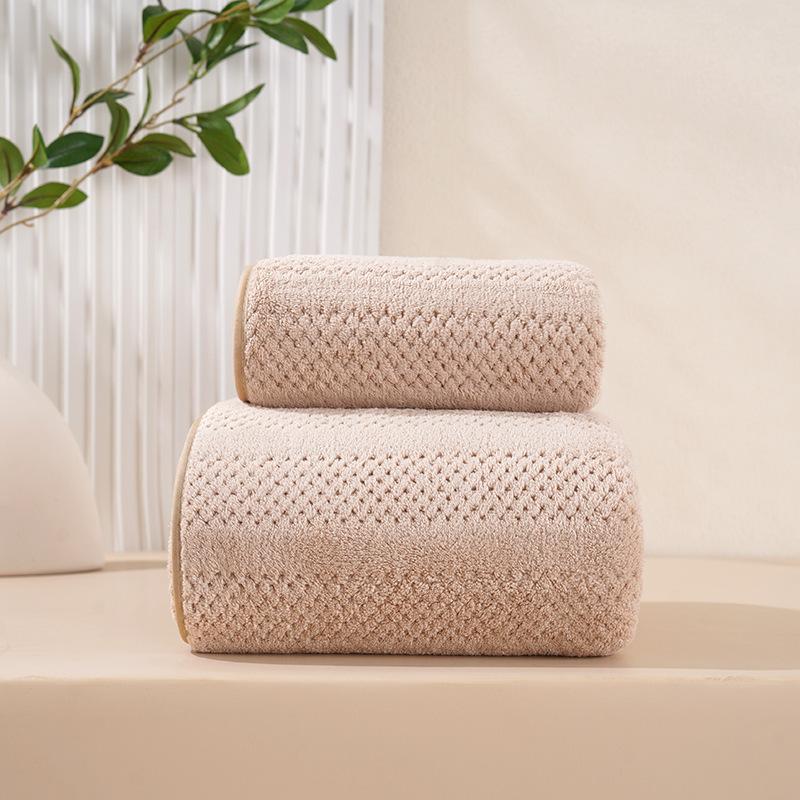 Coral Fleece Towels, Bath Towels, Thickened Face Towels, Household Absorbent Quick Drying, Soft and Lint Free