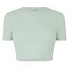 USA Pro Womens/Ladies Slim Workout Crop T-Shirt