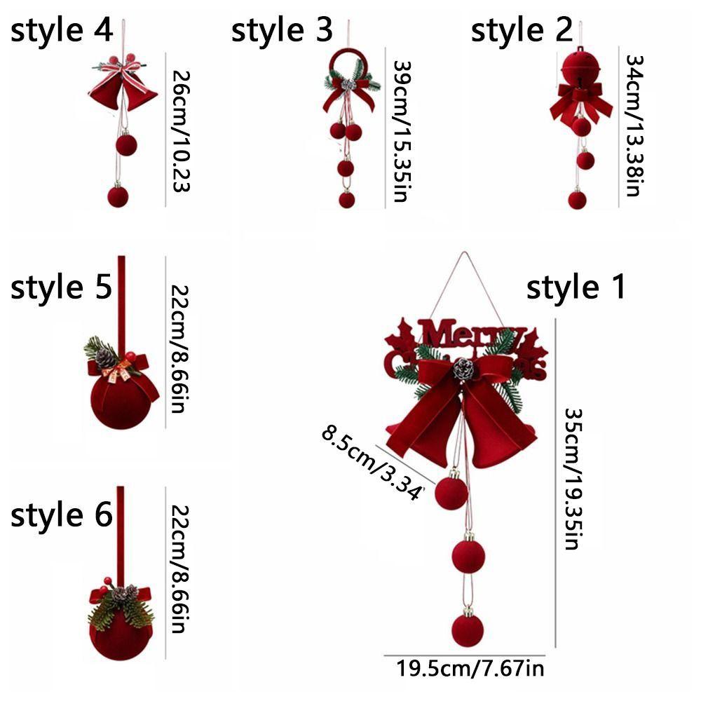 Delicate Velvet Christmas Ball Flocked Christmas Hanging Ornaments  Home Decor