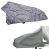 Grey Waterproof Caravan Camper Trailer Drawbar Tow Hitch Coupling Lock Cover With Buckle Oxford Cloth New