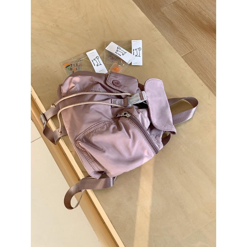 

Весенне-осенний новый маленький рюкзак на шнурке, трендовый рюкзак для студенток колледжа, универсальная нейлоновая сумка для занятий