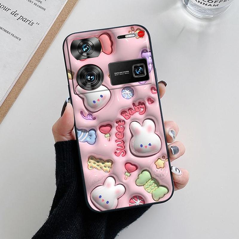 Case For nubia Z60 Ultra Black Matte Soft Silicon Phone For Nubia Z60 Ultra 5G NX721J Cover Coque Protective shell Z60Ultra