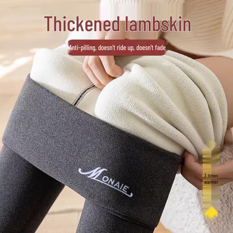 Langsha Women's High-Waist Thermal Fleece-Lined Leggings