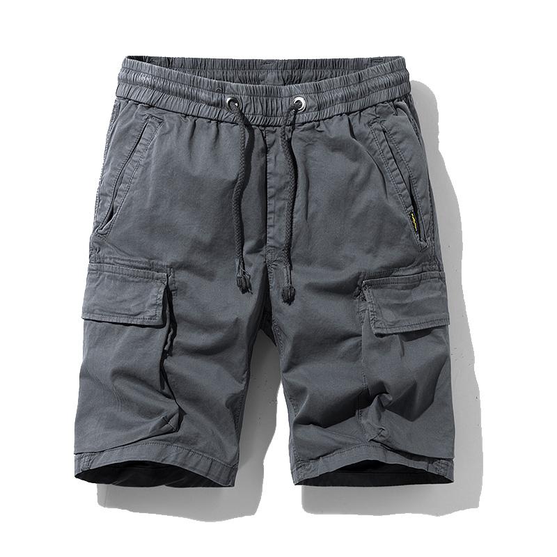 BAPAI 2022 Men's Summer Loose Overalls Casual Slim Gym Sports Pants Fashion Breathable Beach PantsOutdoor Breathable Cargo Short