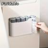 Faridabio Wall-Mounted Trash Bag Dispenser - Durable, Space-Saving Storage for Kitchen & Bathroom, Shelf Baskets