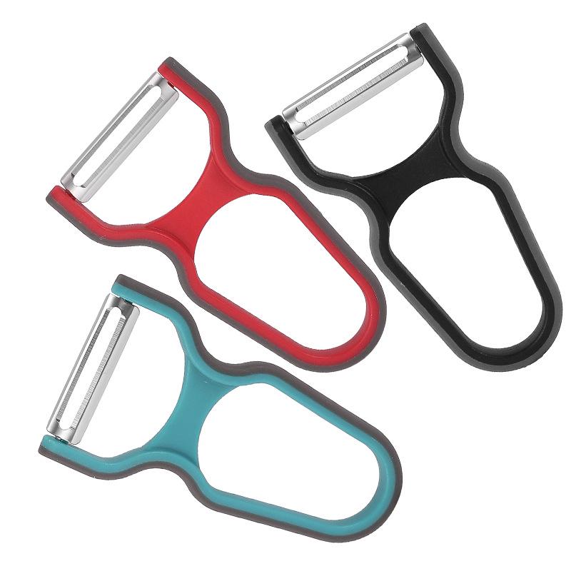 Multifunktionaler Edelstahl Gemüse- und Obstschäler mit Aufbewahrung