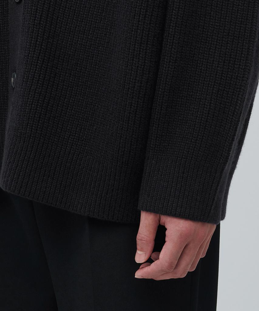 Musinsa Standard Lambswool Oversized Cardigan [Black]
