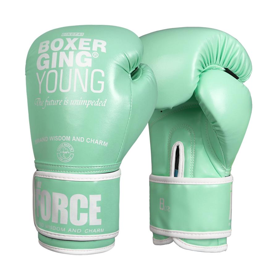 GINGPAI Professional 6oz-12oz PU Leather Boxing Gloves for Women and Children Free Fighting Sanda MMA Muay Karate Outdoor Use